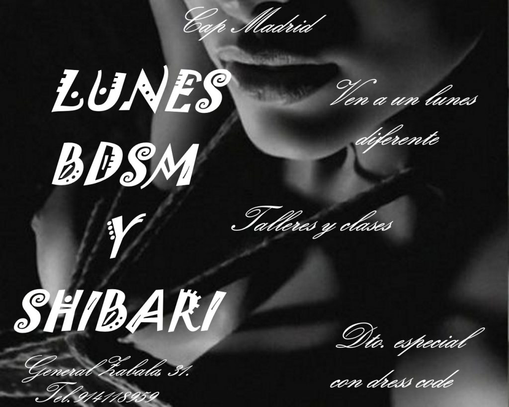 LUNES DE BDSM Y SHIBARI EN CAP MADRID – Cap Madrid